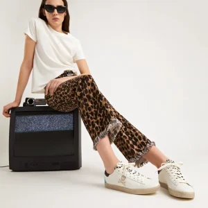 SNEAKERS BAJAS DETALLE ANIMAL PRINT