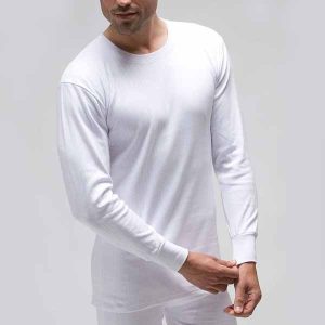 Camiseta de algodón canale manga larga y cuello redondo 730 Rapife