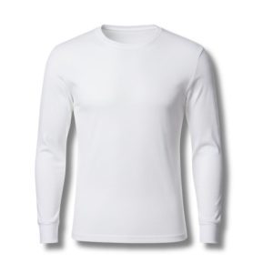 Camiseta algodón afelpada manga larga