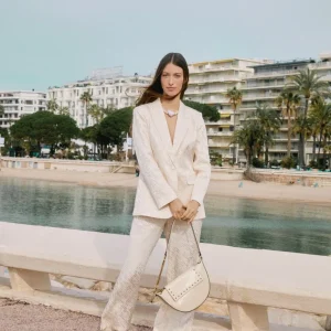 PANTALÓN JACQUARD DETALLES METALIZADOS