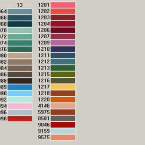 Madeja hilo Anchor parte 10 (colores del 1212 al 9575)