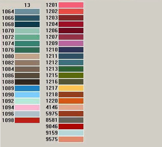 Madeja hilo Anchor parte 10 (colores del 1212 al 9575) - Imagen 2