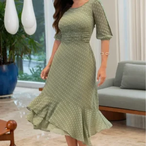 Vestido Serena Pistacho