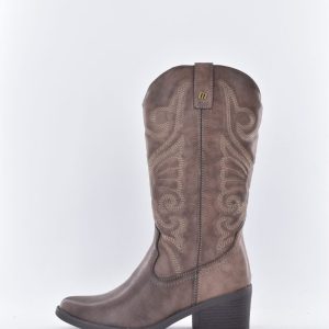 Bota Tejana MTNG Bordada Brown