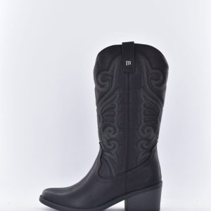Bota Tejana MTNG Bordada Black
