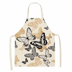 Delantal de cocina mariposas