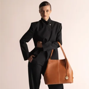 MAXX PRO — Cartera de Cuero Natural para Notebook 15"