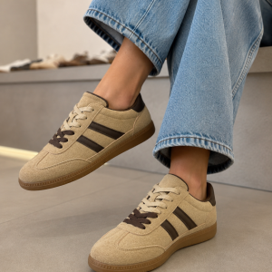Deportivas Panama Beige