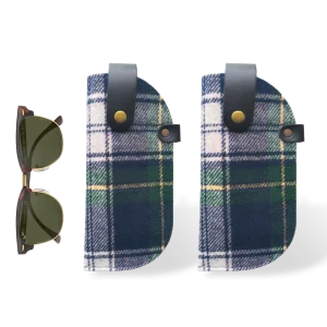 FUNDA DE GAFAS - ESCOCES VERDE