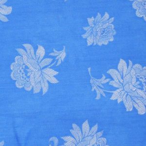 Funda almohada estampada azul Zorba