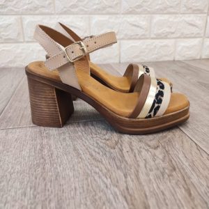 Sandalias Piel Prina Taupe