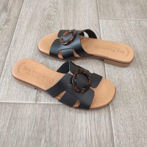 Sandalias Piel Yulia Negro
