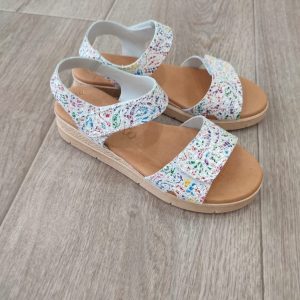 Sandalias Piel Camila Blanco