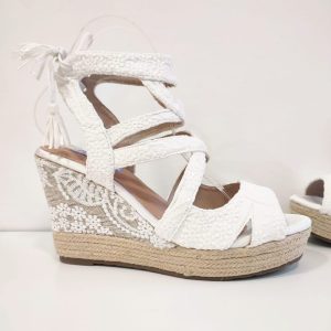 Sandalias Mandarina Kelly Blanco