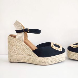 Cuñas Marieta Negro