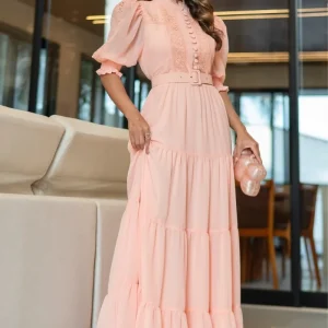 Maxi Vestido Chlóe | Coral