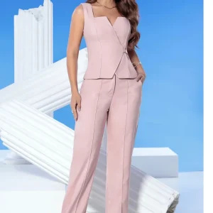 Conjunto Blusa & Pantalón | Rosa Palo
