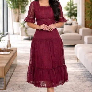 Vestido Venus | Burgundy