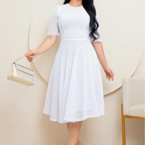 Vestido Tricót Blanco