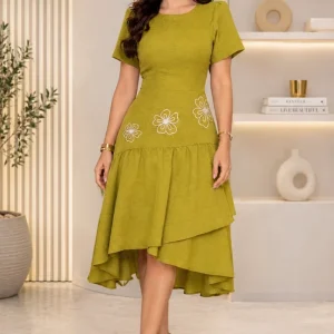 Vestido Lima Matcha