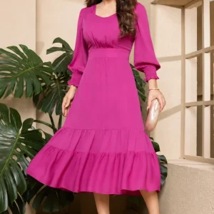 Vestido Orquídea Fúcsia
