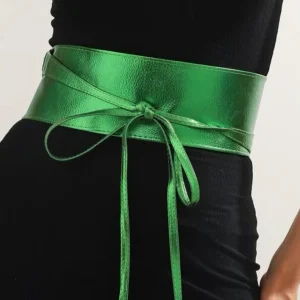 Green Metalic Belt