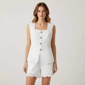 VEST DORIS BLANCO