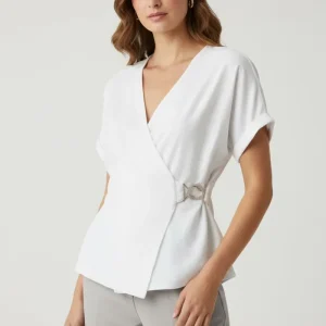 BLUSA ELSA BLANCA CRUZADA