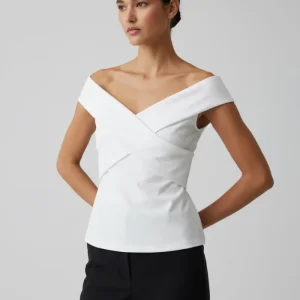 BLUSA CRUZADA BLANCA