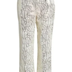 Lupe Printed Metalic Pants