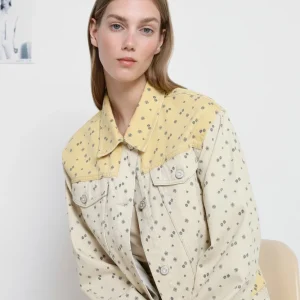 CHAQUETA DENIM MOTIVOS ÉTNICOS
