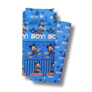 Juego SÁBANAS CORALINAS MICKEY MOUSE