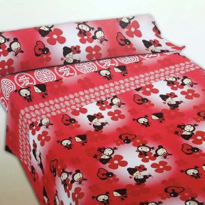 Juego sábanas estampada 90 Pucca Love
