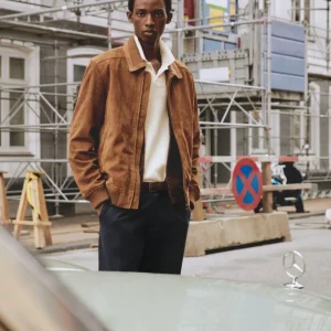 CHAQUETA BOMBER PIEL