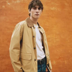 CHAQUETA PREMIUM CUELLO PANA CONTRASTE