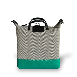 MINIBOLSO Y MOCHILA - ESPIGA Y VERDE