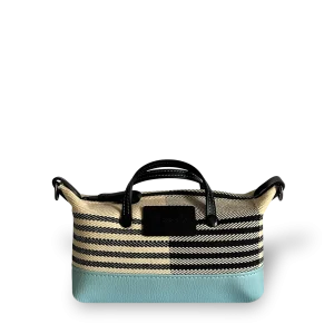 MINIBOLSO BANDOLERA - ESTRIBERA Y CELESTE