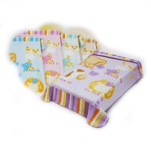 Manta CUNA 110 x 140 cm. Baby Perla Gold 542