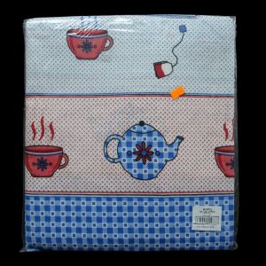 Mantel estampado rectangular 150×250 cm.