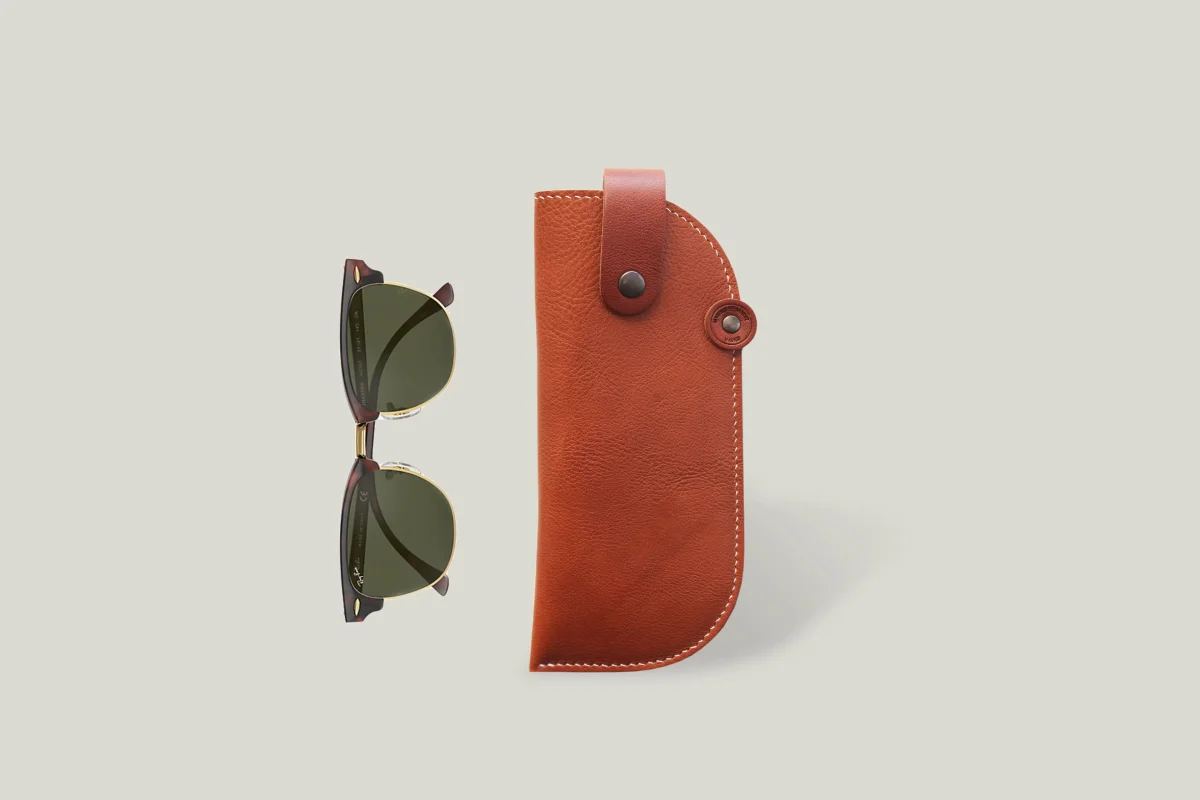 NO.15 | SUNGLASSES SLEEVE - FULL GRAIN LEATHER