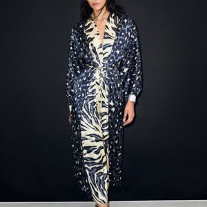 VESTIDO LARGO ANIMAL PRINT