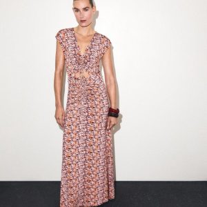 VESTIDO ESTAMPADO CUT OUT