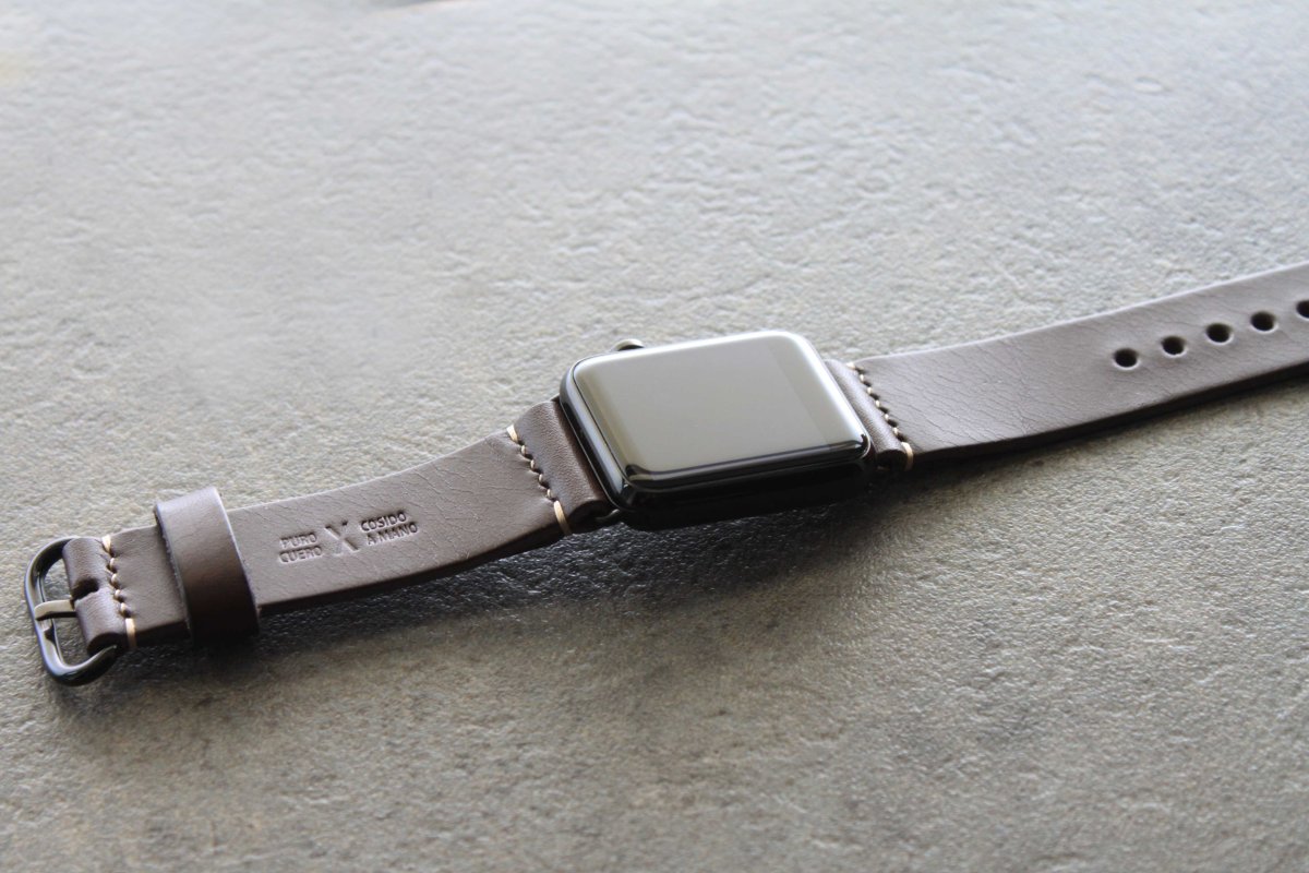 NO.16 | ALL SERIES APPLE WATCH BAND - Cognac - Imagen 3