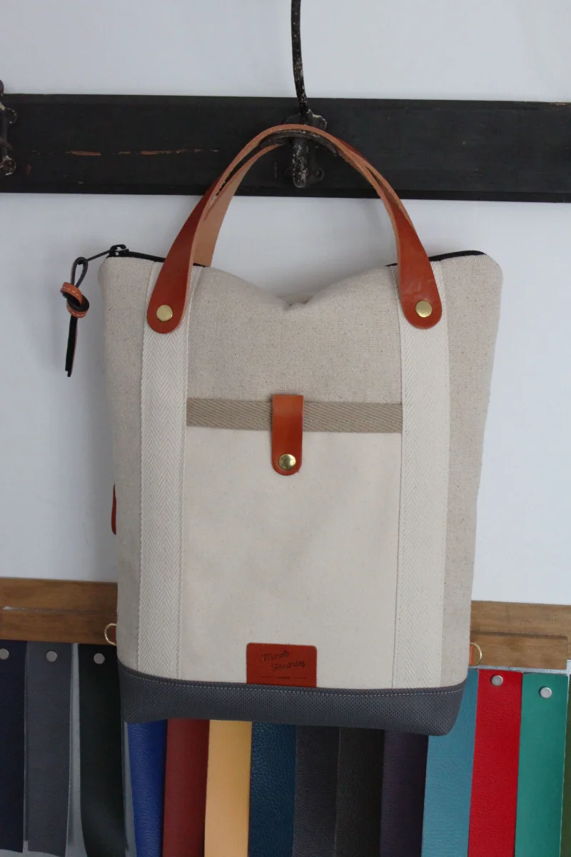 BOLSO GRANDE BANDOLERA Y MOCHILA - SERIE IBIZA - Imagen 3