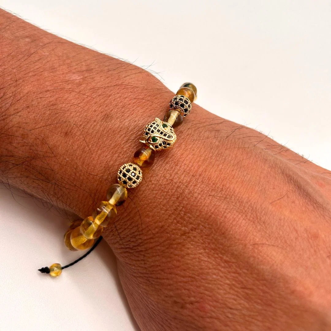 Pulsera Jaguar Ambar Gold - Imagen 3
