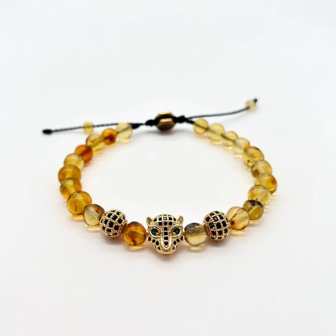 Pulsera Jaguar Ambar Gold - Imagen 2