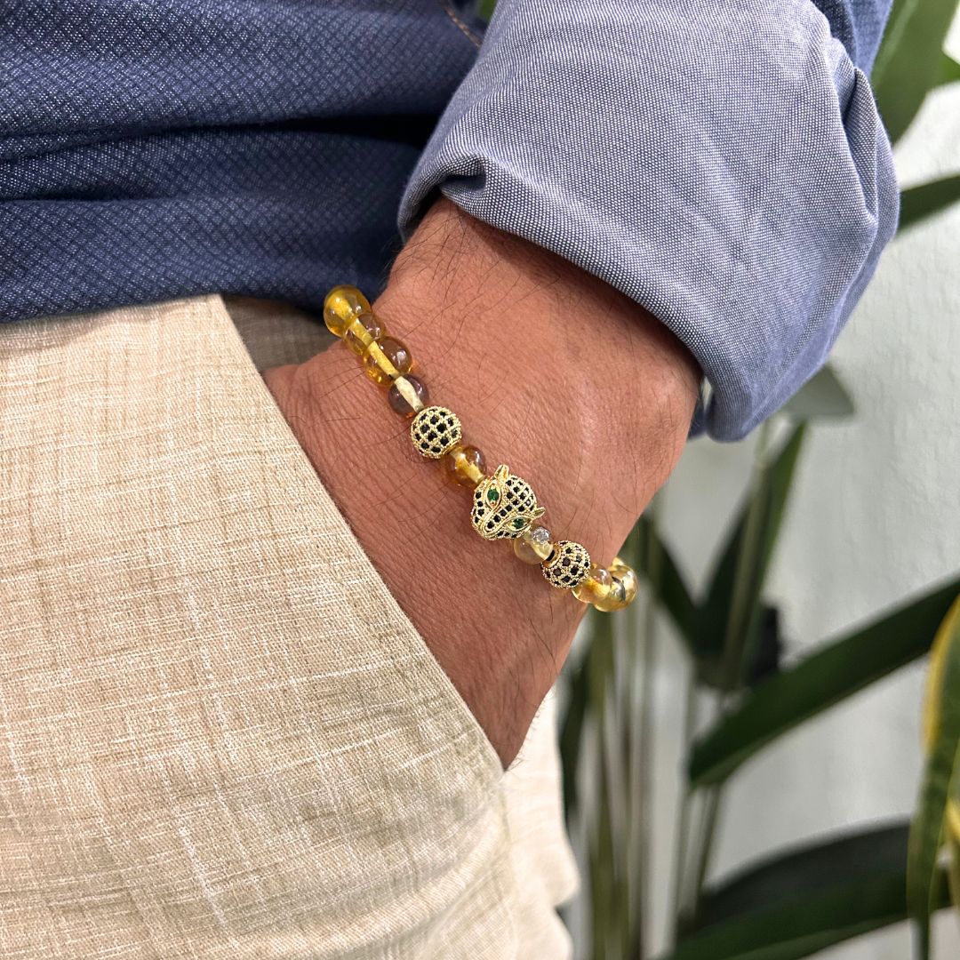 Pulsera Jaguar Ambar Gold - Imagen 4