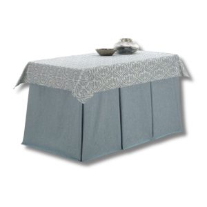 Ropa camilla de chenilla rectangular 70 x 120 cm. y redonda de 90 cm.