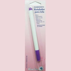 Rotulador para marcar telas evanescente