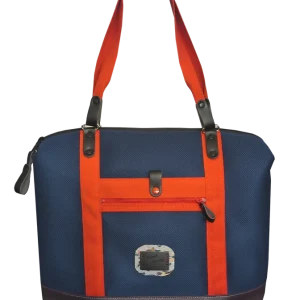 SPORTS & TRAVEL BAG - VEGAN AZUL & ROJO